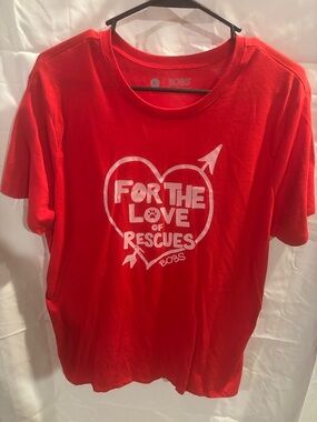 Skechers Women’s For The Love of Rescues' Red Graphic Tee